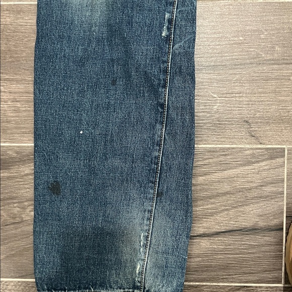 LEVIS 501XX Men's selvedge denim - distressed - Picture 3 of 15